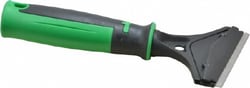 MSC Unger SH00C Stiff Carbon Steel 1-Edge Scraper 4" Blade Length, Plastic