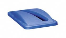 MSC Rubbermaid FG270388BLUE Rectangle Lid for Use with 15-7/8 Gallon Rectangular Recycle Containers Blue, Plastic, For 3540, 3541 & 3554