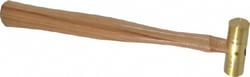 MSC Made in USA BH4 1/4 Lb Head 3/4" Face Brass Nonmarring Hammer 10-1/2"