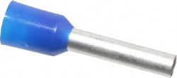 MSC ACI 107665 14 AWG, Partially Insulated, Crimp Electrical Wire Ferrule
