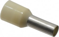 MSC ACI 107673 8 AWG, Partially Insulated, Crimp Electrical Wire Ferrule