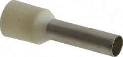 MSC ACI 107672 8 AWG, Partially Insulated, Crimp Electrical Wire Ferrule