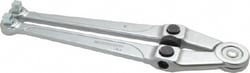 MSC Facom 118A 25/32" to 4" Capacity, Satin Chrome Finish, Adjustable Face