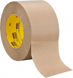MSC 3M 7000088503 3" Wide x 180' Long x 6.5 mil Thick Brown Masking Tape