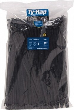 MSC Thomas & Betts TY27MX 13.4" Long Black Nylon Standard Cable Tie 120