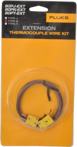 MSC Fluke 80PK-EXT Electrical Test Equipment Extension Wire Kit Use with K-Type Thermometers