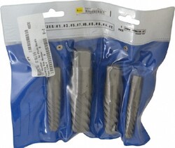 MSC Value Collection 312-8934 4 Piece Spiral Flute Screw Extractor Set