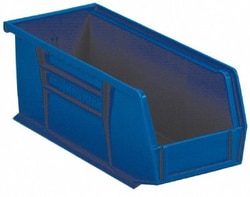 MSC Akro-Mils 30235 BLUE 11" Wide x 10-7/8" Deep x 5" High Hopper Stacking