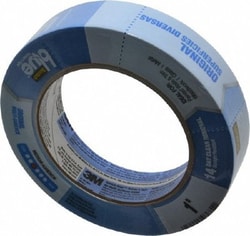 MSC 3M 7100186979 1" Wide x 180' Long x 5.7 mil Thick Blue Masking Tape