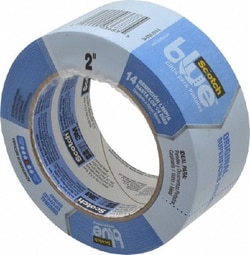 MSC 3M 7100186980 2" Wide x 180' Long x 5.7 mil Thick Blue Masking Tape