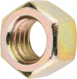 MSC Value Collection 39603 3/8-16 UNC Steel Right Hand Hex Nut 9/16" Across