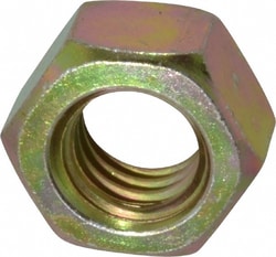 MSC Value Collection 39604 7/16-14 UNC Steel Right Hand Hex Nut 11/16