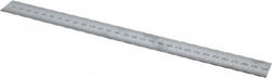 MSC Mitutoyo 182-125 12" Long, 1/64, 1/32" and 0.5, 1mm Graduation, Rigid