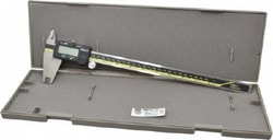 MSC&nbsp;Mitutoyo 500-193-30 0 to 300mm Range, 0.01mm Resolution, Electronic Caliper Stainless Steel with 64mm Stainless Steel Jaws, 0.03mm Accuracy