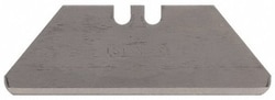 MSC Stanley 11-987 Steel Utility Knife Blade 0.024" Blade Thickness, 1-7/8"