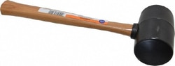MSC Stanley 57-522 1-1/8 Lb Head Rubber Mallet 13-1/2