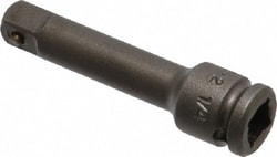 MSC Apex EX-255-2 1/4" Drive Standard Socket Extension 2" Overall Length,