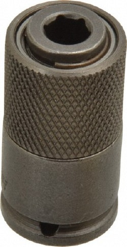 MSC Apex QR-108 1/4 Socket Drive to 1/4 Hex Female Quick-Release Square-Drive to Hex Bit Adapter 1-1/2