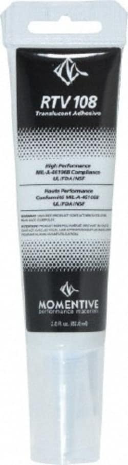 MSC Momentive Performance Materials RTV108 3TG 2.8 oz Tube Clear RTV Silicone