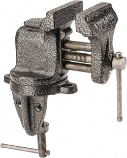 MSC Clamp-On Vise 3"" Swivel Base, Quantity: Each of 1