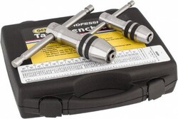 MSC General 167 #0 to 1/2" Tap Compatibility, T-Handle, Tap Wrench Set