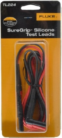 MSC Fluke TL224 Red/Black Electrical Test Equipment Leads Use with Test