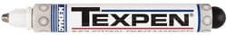 MSC Dykem 16083 White Paint Marker Medium Tip, Oil Based
