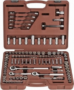 MSC Paramount PAR-3SKT-S107 107 Pc 1/4, 3/8 & 1/2" Drive Deep Socket Set
