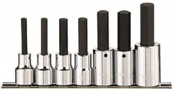 MSC Paramount PAR-12HBS-S7 7 Piece 1/2" Drive Inch Hex Bit Socket Set 1/4