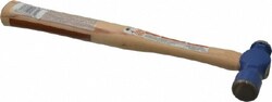 MSC Vaughan Bushnell 15330 1/2 Lb Head Ball Pein Hammer Hickory Handle, 12