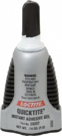 MSC Loctite 680522 0.14 oz Bottle Clear Instant Adhesive Series QuickTite,