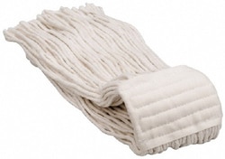 MSC PRO-SOURCE PS - 2832WB 5" White Head Band, X-Large Rayon Cut End Mop