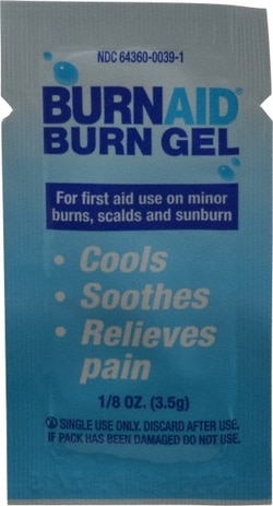 MSC Medique 3066 Burn Relief Gel (25) 1/8 oz Packets, Quantity: Pack of