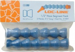 MSC Loc-Line 51801 2 Piece, 11" Total Hose Length, 1/2" Hose ID, Coolant