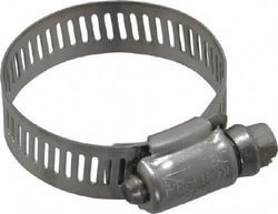 MSC IDEAL TRIDON 620020706 SAE Size 20, 3/4 to 1-3/4" Diam, Stainless Steel