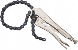 MSC Irwin 27ZR 9" Overall Length C-Clamp Locking Pliers 18" Jaw Opening,