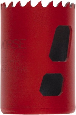 MSC M.K. MORSE 177207 1-1/4" Diam, 1-15/16" Cutting Depth, Hole Saw Bi-Metal