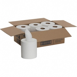 MSC Georgia Pacific 28124 (6) 320-Sheet Rolls of 1 Ply White Paper Towels
