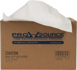 MSC&nbsp;PRO-SOURCE 93581 Dry Shop Towel/Industrial Wipes Double Sided Box, 17