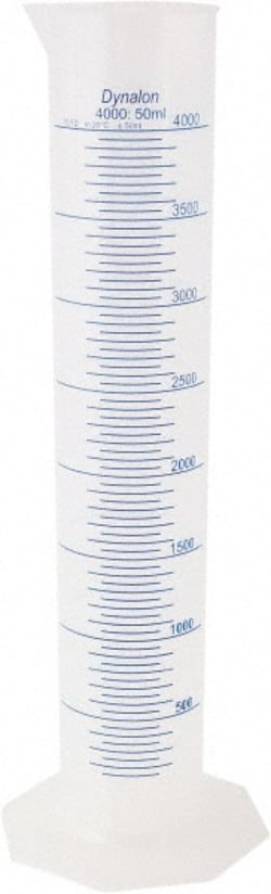MSC Dynalon Labware 537835-4000 4,000 ml Polypropylene Graduated Cylinder