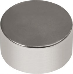MSC Mag-Mate NE2512NP42 1/4" Diam x 1/8" High Neodymium Rare Earth Magnet
