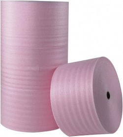 MSC&nbsp;6X250X1/4 Pink A/S Flush Cut Foam Pouch