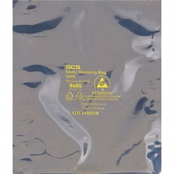 MSC 18X24 CLR 100/PK OPN END STATIC SHIELD BAG