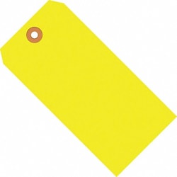 MSC&nbsp;2.75X1-3/8 13PT 1000CS FLUOR YLW SHIPPING TAG