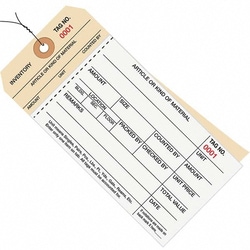 MSC Value Collection G19063 Pack of (500), 6-1/4" High x 3-1/8" Long, Inventory,