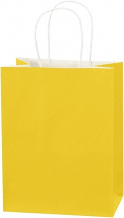 MSC Value Collection BGS103BC Pack of (250) Kraft Grocery Bags 8 x 4-1/2 x 10-1/4, Buttercup