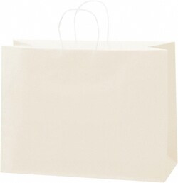 MSC Value Collection BGS108FV Pack of (250) Kraft Grocery Bags 16 x 6 x 12, Vanilla