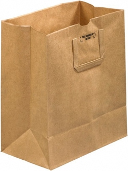MSC BGFH101D Pack of (300) Kraft Grocery Bag 12 x 7 x 14, Kraft, Quantity: