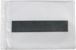 MSC Superscan LH143 Pack of 50 Clear Magnetic Vinyl Envelopes 4" High x