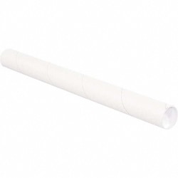 MSC&nbsp;2-1/2X18 WHT MAILING TUBE W/CAP